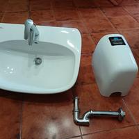 lavabo lavandino Pozzi Ginori sifone grohe