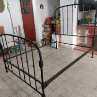 Letto Matrimoniale fino 800' - Ferro e Ottone