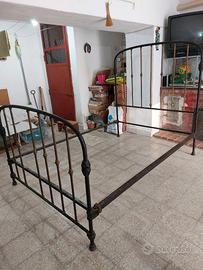 Letto Matrimoniale fino 800' - Ferro e Ottone