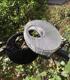 Borsetta tonfa Nero/Argento