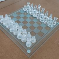 Scacchiera in vetro 25x25 cm