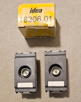 2 Prese TV coassiali Vimar IDEA 16306.01