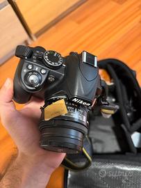 Nikon D3100 digitale + accessori