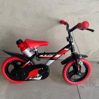 Bici con e senza rotelle per bimbo 3/4 anni