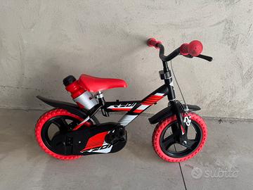 Bici con e senza rotelle per bimbo 3/4 anni