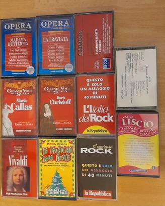 Musicassette originali anni 70/80 varie 