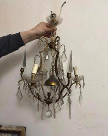 Lampadario d'epoca stile Maria Teresa