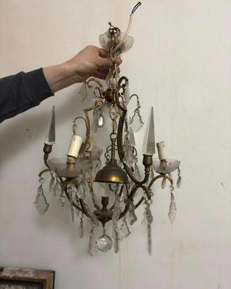 Lampadario d'epoca stile Maria Teresa