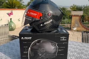 Casco Jet LS2 Infinity II Carbon Taglia XXL