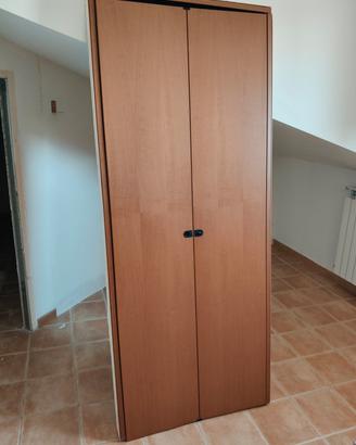 Porta a libro in legno pieghevole con telaio