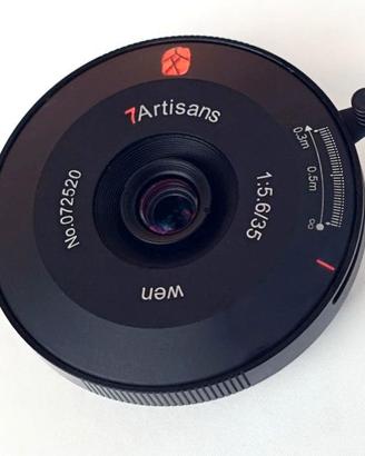 7Artisans pancake 35/5.6 WEN FF Leica-M+adattatori