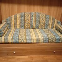 Letto ponte+2 materassi nuovi+2 doghe in legno 