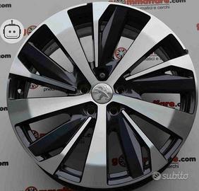 4 cerchi lega peugeot 3008 4008 5008 19 lt000785