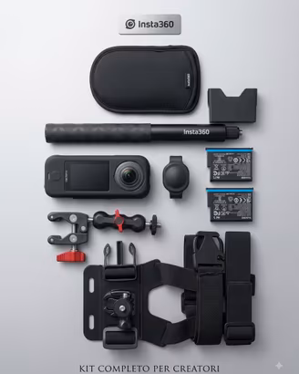 Insta360 X4 nuova -4 mesi di vita - completa!