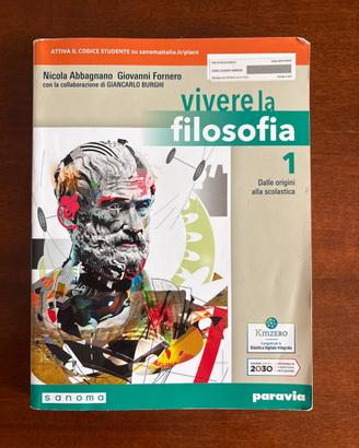 Libro filosofia 3^ anno liceo