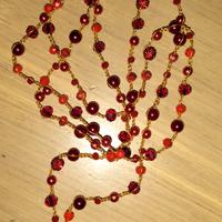 Collana lunga da donna fatta a mano 
