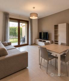 Bilocale con giardino privato in zona residenziale