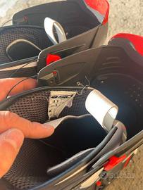 Stivali moto racing Sidi Rex bianco nero taglia 43