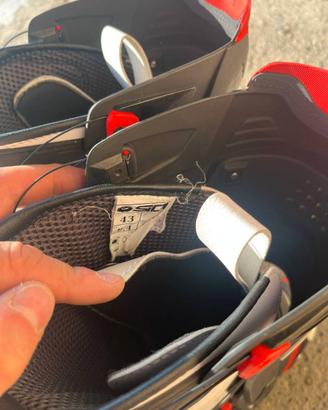 Stivali moto racing Sidi Rex bianco nero taglia 43