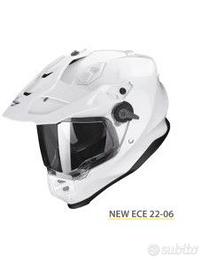 Casco integrale Scorpion adf 9000 bianco perla