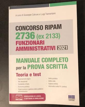 Editrice: Maggioli. Concorso Ripam 2736 Funz