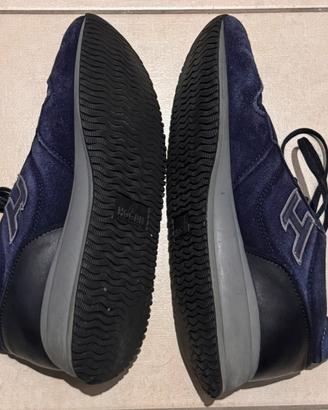 Scarpe Hogan Interactive blu in camoscio misura 7