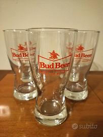 Bicchieri birra Bud Beer (4+1 in aggiunta)