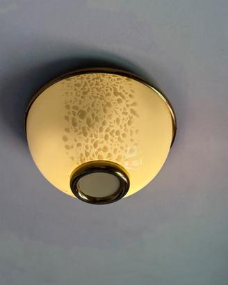 Lampadario Fabbian Vetro Lavorato