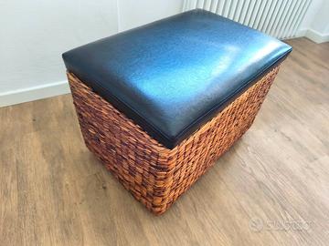 cesto per le cose, panca, cesto della biancheria