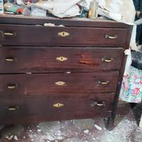 Comò con Specchiera d'epoca – Primi '900