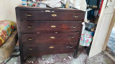 Comò con Specchiera d'epoca – Primi '900