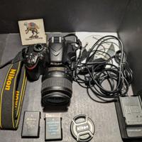 Fotocamera Nikon D3200 kit + Zoom Nikon AFS 18 55