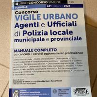 Manuale vigile urbano 2022 edizioni Simone