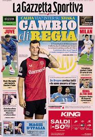 La Gazzetta dello Sport del 20 luglio 2025