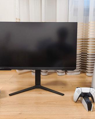 PS5 + Samsung Odyssey G7 4K 144Hz + 12 giochi