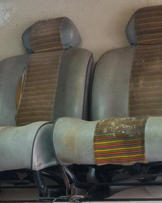 Sedili anteriori fiat 126 black/silver