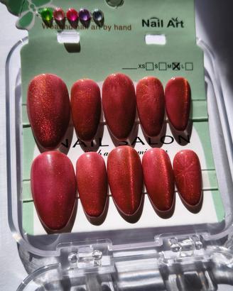 Unghie Press-On Cat Eye Multichrome 