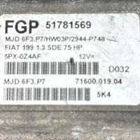 KIT CHIAVI CENTRALINA MOTORE FIAT Grande Punto 1Â°