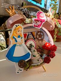 SVEGLIA DECORATIVA ALICE PAESE MERAVIGLIE!