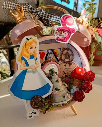 SVEGLIA DECORATIVA ALICE PAESE MERAVIGLIE!