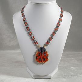 Collana Vintage Charm Boho chic Coccinella