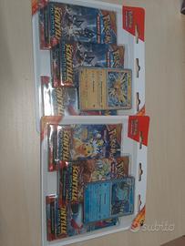 Set 2 blister pokemon scintille folgoranti sealed