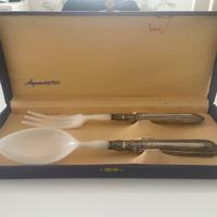 Set posate con manico in agento