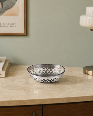Cestina traforata Jordan Sheffield silverplate
