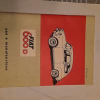 libretto uso e manutenzione fiat 600 D