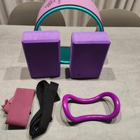 Set attrezzi da yoga/pilates