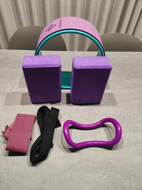 Set attrezzi da yoga/pilates