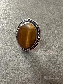 ANELLO OCCHIO DI TIGRE