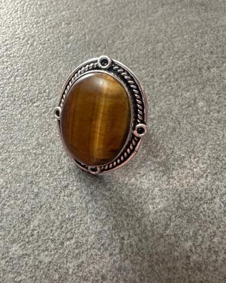 ANELLO OCCHIO DI TIGRE