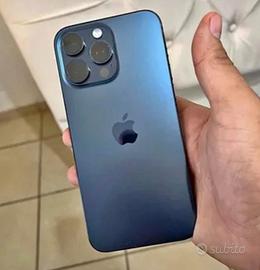 Iphone 15 pro Max 256 Gb-Titanio Blu-piu accesori